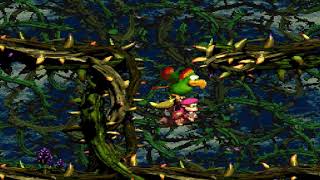 Donkey Kong Country 2 Level 22 Bramble Scramble [upl. by Eirrac528]