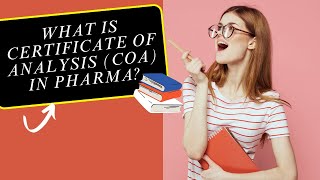 What is the Certificate of AnalysisCoAin pharma pharma pharmaknowlege pharmaindustry [upl. by Williamsen]