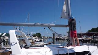 Neil Pryde Sails Int Furling Mainsail Part One Overview [upl. by Werd]