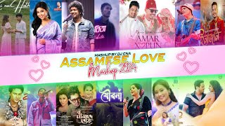 Assamese Romantic Mashup 2024  DJ CNA । Best of Romantic Assamese Song 2024 । Assamese Mashup 2024 [upl. by Yrokcaz]