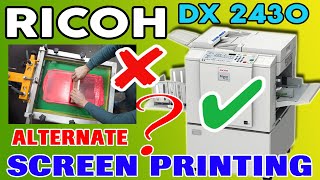 RICOH DX2430 printing test [upl. by Assirem479]