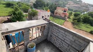 Madurai Nagamalai Puthukottai Duplex House3BHK First Floor Roof level RCC on process [upl. by Arada]