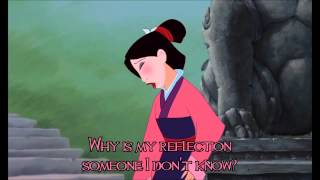 Mulan  Reflection  Lyrics [upl. by Ainattirb]