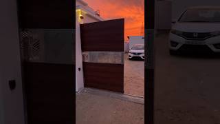 Stainless steel sliding gate for automatic in Coimbatore  9655634379 slidinggate steelgatedesign [upl. by Hayotal933]