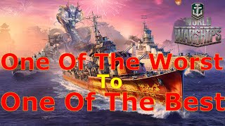 World of Warships Going From One Of The Worst Cruiser Lines To One Of The Best [upl. by Erde17]