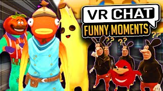 When 3 FORTNITE PLAYERS play VRchat HILARIOUS [upl. by Favata]