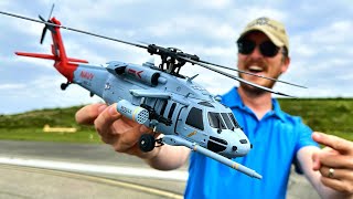 THIS 500 Helicopter SHOULD Impress YOU Eachine e200 Pro RC Heli [upl. by Akkeber]