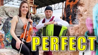 PERFECT  fisarmonica e violino  MIMMO MIRABELLI feat MARTINA AMADESI [upl. by Negrom]