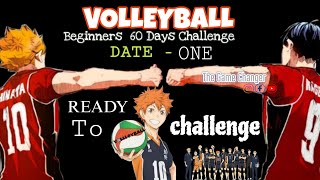 How to Volleyball  Volleyball for Beginners  60Day Challenge  Day 1 Lets Get Started [upl. by Niarfe980]