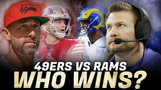 Will Brock Purdy’s 49ers beat Matthew Stafford’s Rams [upl. by Smart314]