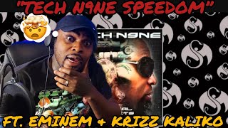 Tech N9ne  Speedom WWC2 feat Eminem amp Krizz Kaliko  Official AUDIO Reaction TECHN9NE EM [upl. by Kirima657]