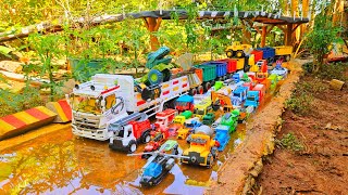 Wow  Mobil Truk Rc Tronton Panjang Bongkar Mobil Mobilan Helikopter Truk Molen Truk Sampah [upl. by Sauveur753]