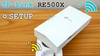 TPLink RE500X WiFi 6 extender dual band • Unboxing installation configuration and test [upl. by Cyprio]