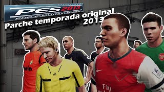 Mejor parche para PES 13  Temporada original  Equipos licenciados  PC [upl. by Llyrpa]