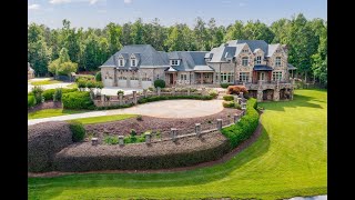 Magnificent Lakefront Estate in Alpharetta Georgia  Sothebys International Realty [upl. by Yendic952]