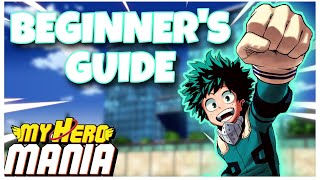 🔥The Ultimate Beginner’s Guide  My Hero Mania Roblox [upl. by Zapot469]