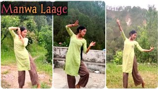 Manwa Laage  Bollywood Song  Sandhiyapenari dancevideo dance [upl. by Htebazil]