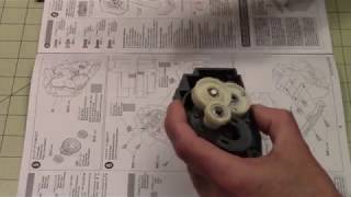 Tamiya MF 01X Build Rear gearbox and servo [upl. by Eilojne]