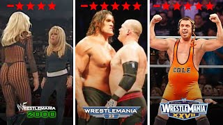 Worst Match Of Every WWE WrestleMania 139 [upl. by Lede919]