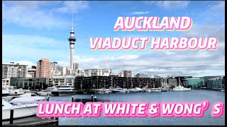 Lunch at White amp Wong’s  A beautiful scene at Auckland Viaduct Harbour Auckland New Zealand [upl. by Artair822]