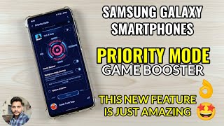 Samsung Galaxy Smartphones  Priority Mode Game Booster New Feature [upl. by Tonie418]