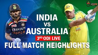 Ind vs Aus Full Match Highlights 3 rd ODI  India vs Australia 3rd Odi 2020 Highlights  IndvsAus [upl. by Divadnahtanoj]