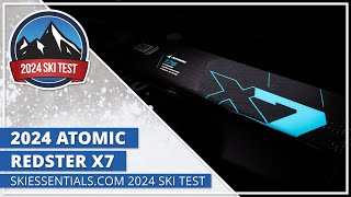 2024 Atomic Redster X7  SkiEssentialscom Ski Test [upl. by Ainekahs]