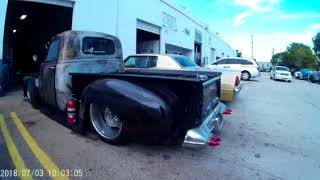 1948 Chevy 3100pick up accuair airride Caddi bumpers ls1 swap [upl. by Ailyn]