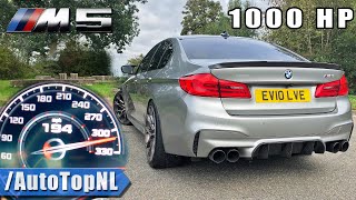 1000HP BMW M5 F90 Evolve 0310KMH INSANE Acceleration by AutoTopNL [upl. by Milah107]