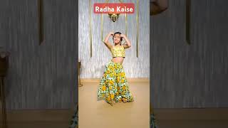 Radha Kaise Na Jale  Cute Girl Dance Cover dance bollyrwoodsongs love [upl. by Eiknarf]