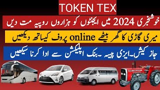 How To Pay Online Token Tax  Car Bus Truck Vegan Pakistan at Home in 2024 [upl. by Nhor864]