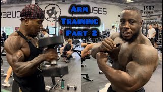 Arm Training  BeastmodeJones316  Part 2 [upl. by Elleval37]