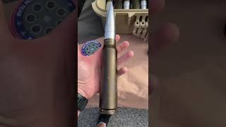 A10 Warthog 30mm round compared to my hand [upl. by Wyck]