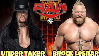 WWE 2K24  Brock Lesnar vs Under Taker Universal Championship Match in RAW  WWE Oct 24 2024 [upl. by Tatum]