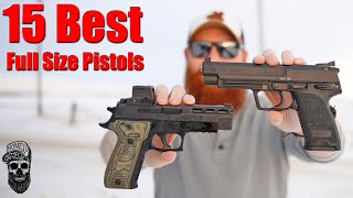 15 Best Full Size Carry Pistols [upl. by Rednaskela]