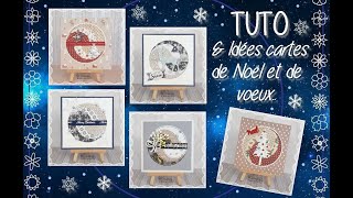 Tuto carte Noël 🎄amp Voeux ❄ [upl. by Navarro]