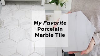 My Favorite Porcelain Marble Tile [upl. by Snave]