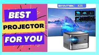 BYINTEK X25 Full HD Projector 1080P 4K Video 900Ansi Auto Focus [upl. by Waylin985]