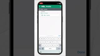 StepbyStep Tutorial How to Pay with 1Bill using the HBL Bank Mobile App  udhaarbook tutorial [upl. by Barbur]