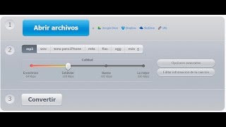 Convertir archivos de audio sin instalar ningún programa [upl. by Debra]