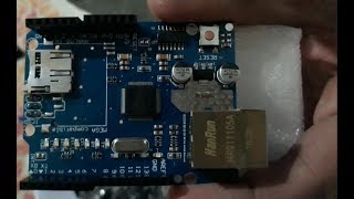 IOT Review Ethernet Shield W5100 Arduino UNO Mega 2560 1280 328 UNR R3 [upl. by Rutger698]