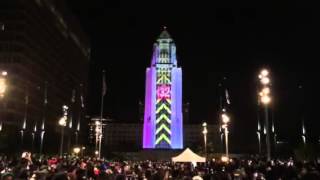 Grand Park NYE in downtown Los Angeles [upl. by Salome]