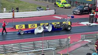 Mantorp Park  Meguiar’s Drag Festival 2023 with Top Fuel starts [upl. by Icyak]