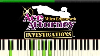 Ace Attorney Investigations Miles Edgeworth 2  Bonds A Believing Heart Piano [upl. by Ahgiela]