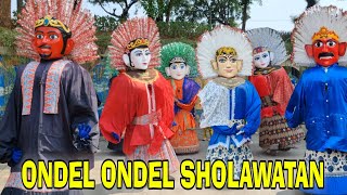 ONDEL ONDEL SHOLAWATAN 🔴 SHOLAWAT QOMARUN 💞 ONDEL ONDEL BETAWI JOGET DI BKT [upl. by Draner]