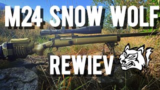 M24 Snow Wolf  airsoft rewiev  airsoft CZSK [upl. by Marcille]