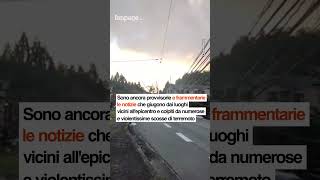 Terremoto in Giappone case abbattute e strade distrutte dalla potente scossa [upl. by Tiffanle]