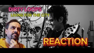 Dirty Loops  Living For The City Stevie Wonder Cover REACTION [upl. by Ithaman]