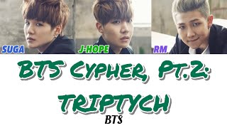 【日本語字幕かなるび歌詞】BTS Cypher Pt2 TRIPTYCH BTS防弾少年団 [upl. by Everara]