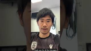 Shinji Kagawa 🎂 message Shorts [upl. by Duke]